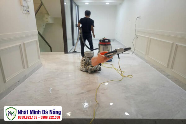 Phục hồi sàn đá Marble