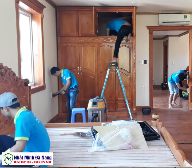 Thi công dọn sạch nhà ở nhanh chóng