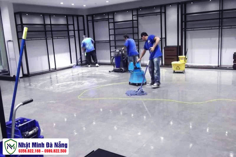 Dọn dẹp sàn nền công nghiệp