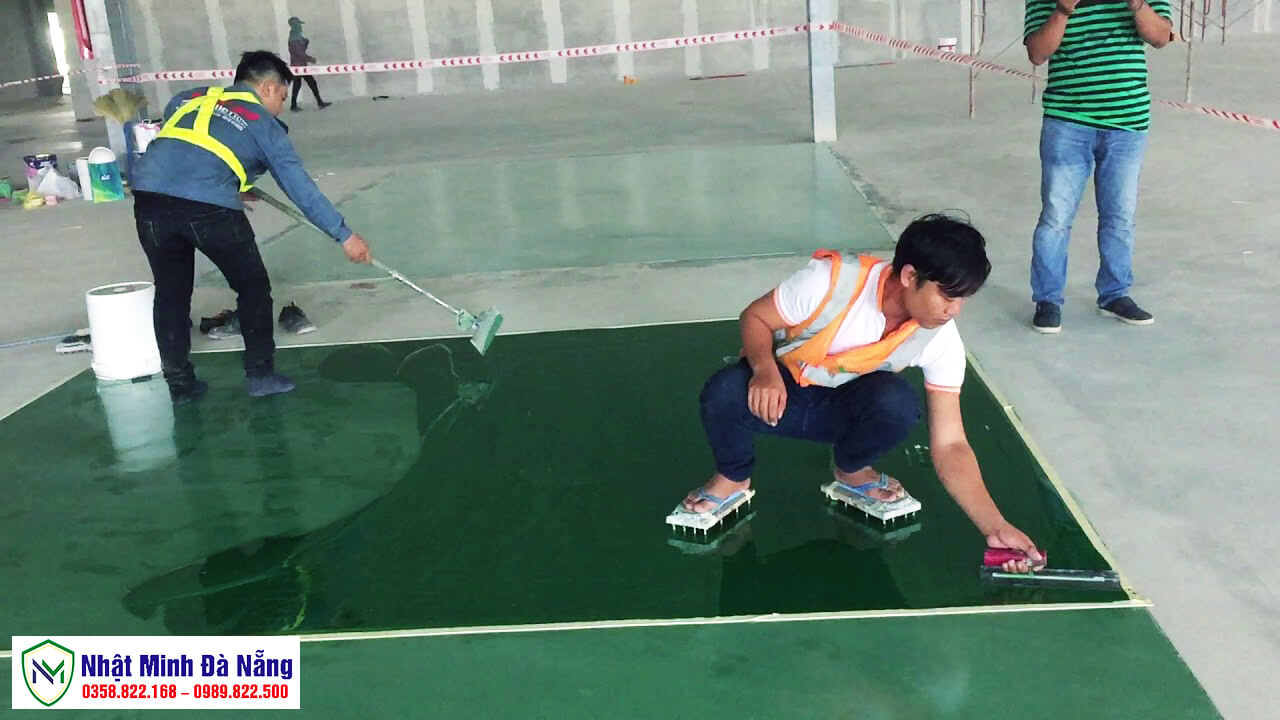 Các bước chuẩn bị trước khi thi công sơn epoxy nhà xưởng