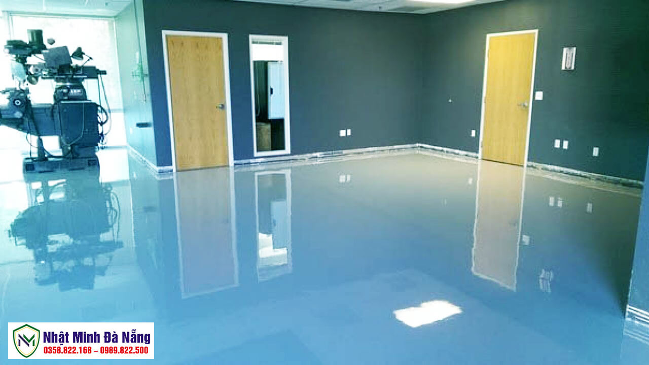 Nền sơn epoxy bóng láng
