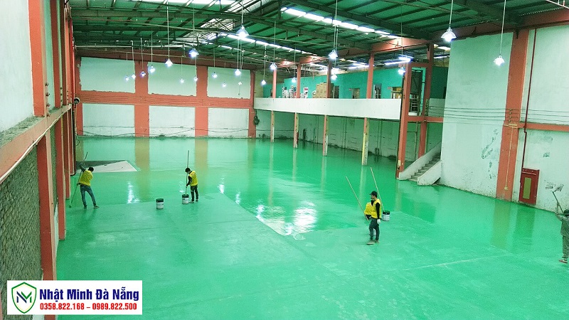 Quy trình thi công sơn epoxy tự san phẳng