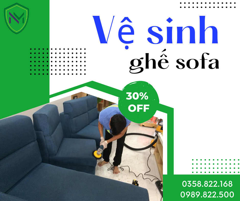 Vệ sinh sofa tại nhà
